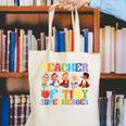 Teacher Of Tiny Superheroes Teach 100th Day Of School Canvas Tote Bag, funny gift Teacher Of Tiny Superheroes Teach 100th Day Of School Canvas Tote Bag, funny gift