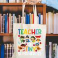 Teacher Of Tiny Superheroes Teach 100th Day Of School Men Women Girls Kids Canvas Tote Bag, funny gift Teacher Of Tiny Superheroes Teach 100th Day Of School Men Women Girls Kids Canvas Tote Bag, funny gift