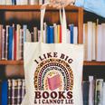Teacher-TShirt I Like Big Books & I Cannot Lie Reading For Women Canvas Tote Bag, funny gift