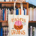 Teachers Love Brains Halloween T-Shirt For Men Women Canvas Tote Bag, funny gift Teachers Love Brains Halloween T-Shirt For Men Women Canvas Tote Bag, funny gift