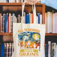 All Teachers Love Brains Shirt Teacher Halloween Tee Canvas Tote Bag, funny gift All Teachers Love Brains Shirt Teacher Halloween Tee Canvas Tote Bag, funny gift