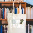 Teachers Love Brains Zombie Halloween Hilarious Canvas Tote Bag, funny gift Teachers Love Brains Zombie Halloween Hilarious Canvas Tote Bag, funny gift