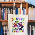 Teachers Are Superheroes Back To School Canvas Tote Bag, funny gift