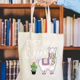 Teachers Testing Day Test Day No Prob Llama Teacher Canvas Tote Bag, funny gift Teachers Testing Day Test Day No Prob Llama Teacher Canvas Tote Bag, funny gift