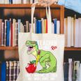 Teachersaurus Rex Dinosaur Like A Normal Teacher Saurus Canvas Tote Bag, funny gift