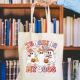 Teaching My Boos Cute Spooky Ghost Teacher Halloween Women Canvas Tote Bag, funny gift