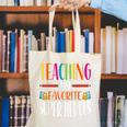 Teaching My Favorite Superheros Men Women SPED Teacher Canvas Tote Bag, funny gift