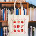 Teaching Is My Jam Strawberry Kinder Team Teacher Canvas Tote Bag, funny gift