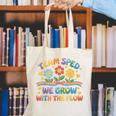 Team SPED We Grow With The Flow Special Ed Teacher Canvas Tote Bag, funny gift Team SPED We Grow With The Flow Special Ed Teacher Canvas Tote Bag, funny gift