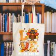 Thanksgiving Love First Grade Teacher Turkey Autumn Fall For Men Women Girls Kids Canvas Tote Bag, First Grade Teacher Tote Bags, funny gift