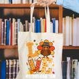 Thanksgiving Love Kindergarten Teacher Turkey Autumn Fall Canvas Tote Bag, funny gift