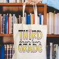 Third Grade Dream Team Back To School 3rd Grade Teacher Canvas Tote Bag, funny gift