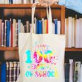 Tie Dye Happy 100th Day Of School Teacher Student 100 Days Canvas Tote Bag, funny gift Tie Dye Happy 100th Day Of School Teacher Student 100 Days Canvas Tote Bag, funny gift