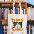 This Is My Tired Teacher Costume Halloween Costumes Canvas Tote Bag, funny gift This Is My Tired Teacher Costume Halloween Costumes Canvas Tote Bag, funny gift