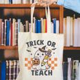 Trick Or Teach Teacher Canvas Tote Bag, funny gift Trick Or Teach Teacher Canvas Tote Bag, funny gift