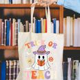 Trick Or Teach Teacher Groovy Ghost Halloween Teacher Canvas Tote Bag, Groovy Teacher Tote Bags, funny gift Trick Or Teach Teacher Groovy Ghost Halloween Teacher Canvas Tote Bag, Groovy Teacher Tote Bags, funny gift