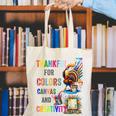 Turkey Thanksgiving Art Teacher Costume Tee For Artists Canvas Tote Bag, funny gift Turkey Thanksgiving Art Teacher Costume Tee For Artists Canvas Tote Bag, funny gift