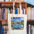 Van Go Retro Vanlife Art Teacher Canvas Tote Bag, funny gift Van Go Retro Vanlife Art Teacher Canvas Tote Bag, funny gift
