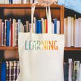 Vintage Play Is Learning Back To School Toddler Teacher Canvas Tote Bag, funny gift