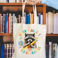 Weird Teachers Build Character Raccoon Colourful Floral Canvas Tote Bag, funny gift Weird Teachers Build Character Raccoon Colourful Floral Canvas Tote Bag, funny gift
