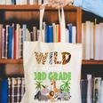 Wild About 3rd Grade Teacher Student Third Grade Zoo Safari Canvas Tote Bag, funny gift Wild About 3rd Grade Teacher Student Third Grade Zoo Safari Canvas Tote Bag, funny gift