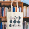 Women Science Teacher Moon Phases Scientist Back To School Canvas Tote Bag, Science Teacher Tote Bags, funny gift