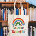 The Wonder Of Teaching Is Watching Caterpillars Teacher Canvas Tote Bag, funny gift The Wonder Of Teaching Is Watching Caterpillars Teacher Canvas Tote Bag, funny gift