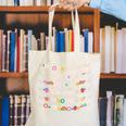 In A World Where You Can Be Anything Be Kind Girls Teachers Canvas Tote Bag, funny gift In A World Where You Can Be Anything Be Kind Girls Teachers Canvas Tote Bag, funny gift
