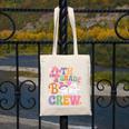 4th Grade Boo Crew Fourth Grade Teacher Kids Happy Halloween Canvas Tote Bag, 4th Grade Teacher Gifts, funny design
