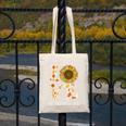 4th Grade Teacher Love Autumn Fall Sunflower Appreciation Canvas Tote Bag, 4th Grade Teacher Gifts, funny design