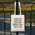 ABC Cute Monster Alphabet Halloween Teacher Costume Kids Canvas Tote Bag, funny design ABC Cute Monster Alphabet Halloween Teacher Costume Kids Canvas Tote Bag, funny design