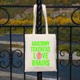Anatomy Teachers Love Brains Halloween Teacher Costume Shirt Canvas Tote Bag, funny design