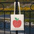 Apple Dot Pattern Art Teacher Appreciation Men Women Humor Canvas Tote Bag, funny design Apple Dot Pattern Art Teacher Appreciation Men Women Humor Canvas Tote Bag, funny design