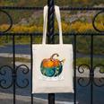 Art Teacher Pumpkin Halloween Night Men Women Canvas Tote Bag, funny design