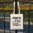Athlete Plus Artist Equals Dancer Ballerina Teacher Student For Men Women Kids Canvas Tote Bag, funny design