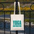 This Is What An Awesome Yoga Instructor Yoga Teacher Canvas Tote Bag, funny design