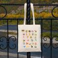 Back To School Kindergarten Teacher ABCs Animals Alphabet Canvas Tote Bag, funny design