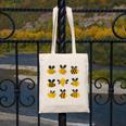 Bee Kind Positive Brave Happy Confident Humble Teacher Canvas Tote Bag, funny design
