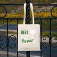 Best Teacher By Par Golf Golfer Canvas Tote Bag, funny design