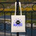 Blue Bobcats School Spirit Coquette Bow Mascot Teacher Canvas Tote Bag, funny design Blue Bobcats School Spirit Coquette Bow Mascot Teacher Canvas Tote Bag, funny design