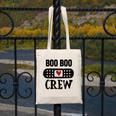Boo Boo Crew First Aid School Nurse Day Care Teacher Canvas Tote Bag, funny design