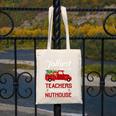 Bunch Of Teachers This Side Of The Nuthouse Xmas Canvas Tote Bag, funny design Bunch Of Teachers This Side Of The Nuthouse Xmas Canvas Tote Bag, funny design