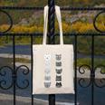 Cat Themed Artist Value Scale Educational Art Teacher Canvas Tote Bag, funny design Cat Themed Artist Value Scale Educational Art Teacher Canvas Tote Bag, funny design