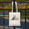 Cation Chemistry Humor Science Teacher Cat Pun Canvas Tote Bag, Science Teacher Gifts, funny design
