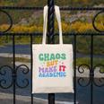 Chaos But Make It Academic Teacher Back To School Canvas Tote Bag, funny design Chaos But Make It Academic Teacher Back To School Canvas Tote Bag, funny design