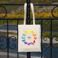 Chicken Themed Color Wheel Educational Art Teacher Artist Men Women Girls Kids Canvas Tote Bag, funny design