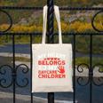 Childcare My Heart Belongs To Children Daycare Teacher Men Women Canvas Tote Bag, funny design