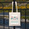 Chillin' With My Preschool Snowmies Teacher Christmas Men Women Kids Canvas Tote Bag, funny design