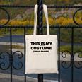 THIS IS MY COSTUME Eraser Teacher Halloween Costume Canvas Tote Bag, funny design THIS IS MY COSTUME Eraser Teacher Halloween Costume Canvas Tote Bag, funny design