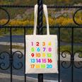 Counting 1-10 Learn To Count Number School Kids Teacher Canvas Tote Bag, funny design